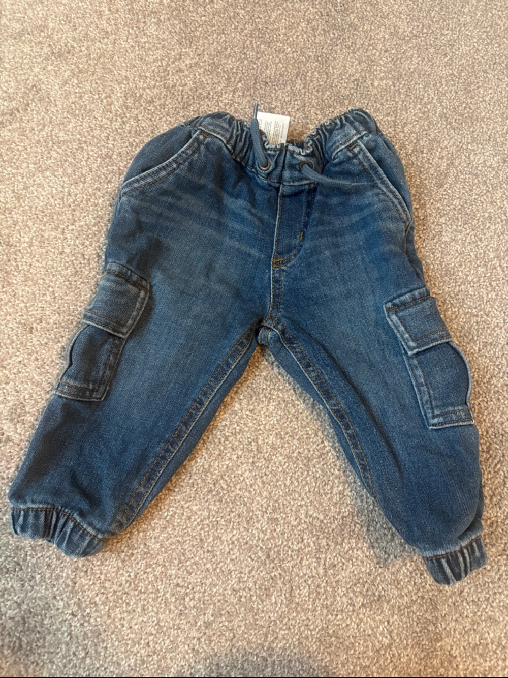Oshkosh Dark Blue Cargo Jogger Jeans